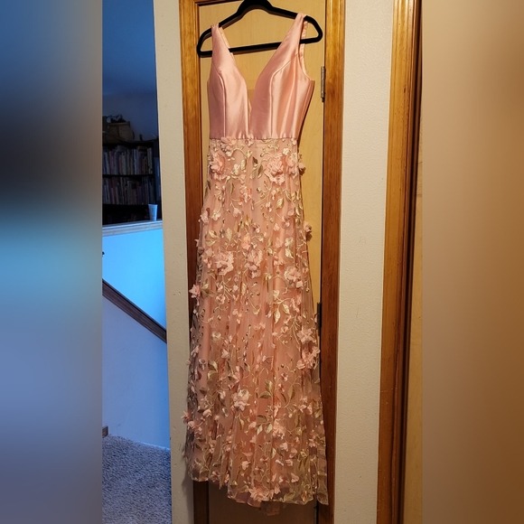 Tiffany Brand Pink Prom/Pageant Formal Gown Women's Size 8 (fits more like a 6) - Picture 7 of 10